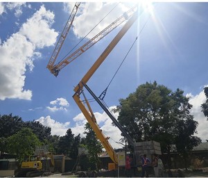 1.5ton 20M Mini Tự Dựng Gấp Di Động Tháp Cần Cẩu Với Phanh Đĩa - Product Image 2