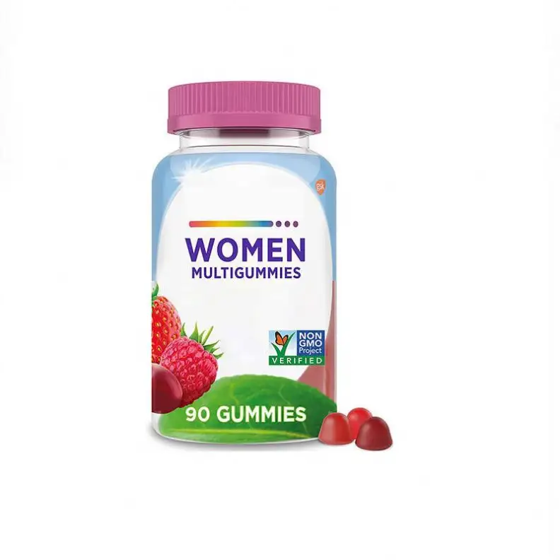 Venta caliente Superfruit Multivitamins Gummies Candy para mujeres Suplemento DE SALUD Vitaminas al por mayor personalizadas Vitaminas para el cabello 007