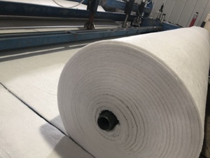<span class=keywords><strong>Laine</strong></span> de verre céramique à aiguilles de 15 mm pour isolation phonique des fours et des moteurs – Couverture isolante en fibre de verre céramique - Product Image 6