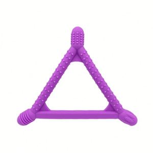 Nuevo Collar Mordedor Sensorial de Silicona Suave No Tóxica para Bebés, con Textura de Ladrillos Triangulares, para la Dentición y el Desarrollo Oral de Niños con Autismo - Product Image 6