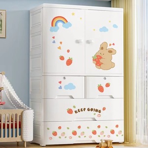 Tocador de bebé con diseño de dibujos animados, organizador de ropa para niños, <span class=keywords><strong>armario</strong></span> de almacenamiento al por mayor, <span class=keywords><strong>armario</strong></span> de plástico para niños, muebles de dormitorio - Product Image 6