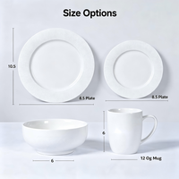 Vaisselle en céramique et porcelaine de haute qualité, écologique, en gros, compatible micro-ondes, lave-vaisselle et four, style minimaliste portable