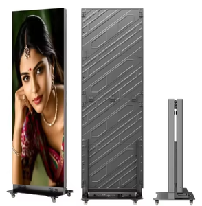 Factory Custom Movable LED <b>Poster</b> Screen Portable Indoor Commercial LED Advertising Banner For Retail Shop Digital Display - Product Image 3