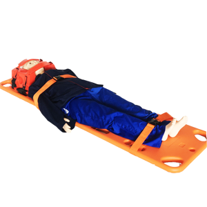 Baru kedatangan ambulans dua bagian papan tulang belakang: plastik HDPE, penuh pencitraan kompatibel & terintegrasi kepala Immobilizer - Product Image 5