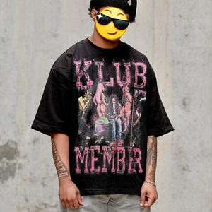 T-shirt Oversize DCY di Alta Qualità per Uomo, T-shirt 100% Cotone Misto all'Ingrosso per Uomo in Molti Colori, T-shirt Crop 250 Gsm DTG - Product Image 1