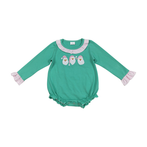 RTS ชุดรอมเปอร์แขนยาวลายซานตาคลอสสำหรับฤดูใบไม้ร่วงเสื้อผ้าเด็ก - Product Image 1