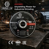 Disque de meulage KEEMO 125 mm (5 pouces) pour métal et acier inoxydable Inox A24Q4BF, épaisseur 6 mm, disque abrasif, approvisionnement en gros usine