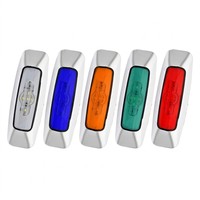 Feu de position latéral LED module Bowtie blanc bleu ambre vert rouge 12V 24V pour camion remorque camping-car étanche