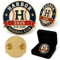 Badges de revers personnalisés en émail souple avec logo sur mesure pour équipes et clubs, vente en gros pour tournois et événements sportifs