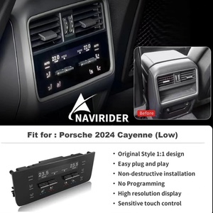 แผงควบคุมอุณหภูมิแบบ LCD สำหรับรถยนต์ Porsche Cayenne 2024 สำหรับแผงควบคุมเครื่องปรับอากาศเบาะหลัง ไม่ต้องโปรแกรม อัพเกรดแบบไม่สูญเสียข้อมูล 1:1 - Product Image 3