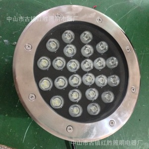 Lumière LED souterraine 24W en acier inoxydable à montage encastré, lumière jaune, garantie de 3 ans - Product Image 3