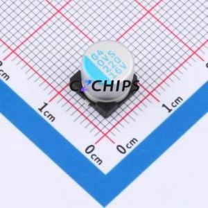Condensador Sólido SMD OVS221M1CTR-0808, D8xL7.7mm (Capacitancia: 220uF) (Precisión: 20%) (Voltaje Nominal: 16V) - Product Image 1