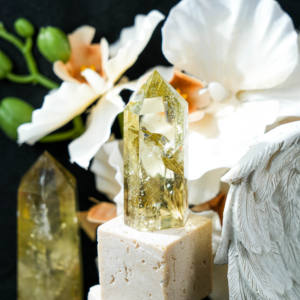 Vente en gros de cristal de citrine naturel poli au laser, pierre précieuse de guérison, pointe de tour pour la décoration de la maison - Product Image 3