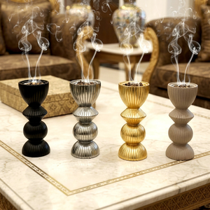 Decoración para el hogar, decoración árabe, decoración de Oriente Medio, quemador de incienso tradicional, quemador de madera perfumada, quemador de incienso oud, accesorios para bakhoor - Product Image 1