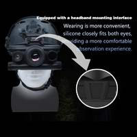 Nuevos Binoculares de Visión Nocturna Gen 2/3 para Caza, Montables en Casco, con Linterna Táctica