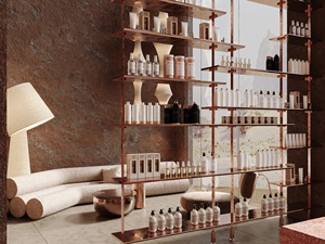 Service de rénovation de salon de manucure moderne : mobilier de poste de manucure personnalisé avec présentoir artistique pour la vente au détail - Product Image 4
