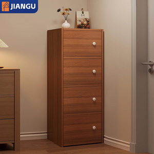 Commode simple et moderne avec tiroirs, armoire à panneaux, armoire à seau pour la <span class=keywords><strong>chambre</strong></span> à coucher, armoire murale pour le salon, <span class=keywords><strong>rangement</strong></span> au bout du lit - Product Image 2
