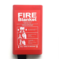 Ventes directes usine – Couverture anti-feu en fibre de verre pour usage domestique, emballage anglais, ignifuge, suppression des incendies, transfrontalier
