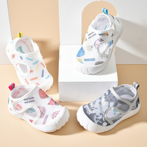 Chaussures pour bébé de 1 à 3 ans, semelle anti-dérapante, tissu en maille, chaussures pré-marche, chaussures décontractées pour bébés - Product Image 4