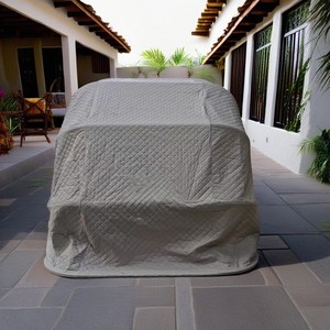 Amas Auvent de garage familial pour voiture en acier inoxydable personnalisé, abri extérieur facile à contrôler - Product Image 1