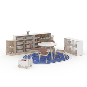 Meubles de dessin pour la maternelle, mobilier d'école maternelle, tables et chaises en bois pour la maternelle, mobilier de crèche préscolaire - Product Image 5