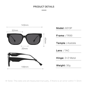 2025 alta calidad Unisex UV400 gafas de sol mujer moda marca de lujo tonos cuadrados logotipo personalizado diseñador gafas de sol polarizadas - Product Image 6