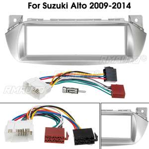 Cadre de façade d'autoradio avec adaptateur ISO-DIN pour SUZUKI Alto, NISSAN Pixo, Marati A-Star - Product Image 1