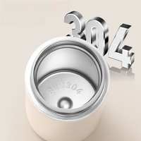 Vaso Térmico Mini de Acero Inoxidable 304 con Tapa Pop-up de Doble Capa al Vacío, Grabado/Impresión Personalizada, Vaso de Agua para Negocios