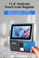 Terminal Punto de Venta (TPV) OEM F1 con Pantalla Táctil AIO de 11.6 Pulgadas (Intel/Rockchip) 4GB+32GB, Escáner NFC e Impresora, Android/Windows, Caja Registradora para Comercio Minorista
