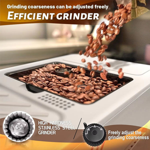 Cafetera Multifuncional Totalmente Automática, Bomba Italiana de 19 Bares, <span class=keywords><strong>Espresso</strong></span>, Café Largo, Capuchino, Latte - Product Image 4