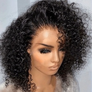 <span class=keywords><strong>Parrucca</strong></span> Trasparente HD in Pizzo Naturale per Nuovo Stile Europeo Americano, <span class=keywords><strong>Capelli</strong></span> Ricci Piccoli Neri da <span class=keywords><strong>Donna</strong></span>, Disponibile all'Ingrosso - Product Image 3