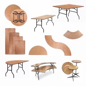 Evento noleggio mobili pieghevole all'aperto tavolo da pranzo per eventi <span class=keywords><strong>in</strong></span> <span class=keywords><strong>legno</strong></span> solido ristorante set da tavola - Product Image 3