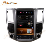 12 Android 13 Carplay pour Lexus RX300 RX350 RX400 2004-2007 Écran Tesla Lecteur multimédia GPS de voiture Navigation HeadUnit Autoradio