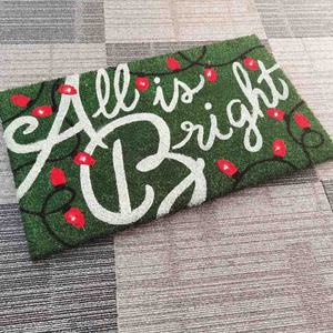 Tapis en fibre de coco lumineux musical à LED avec capteur d'alarme chantant intelligent, alimenté par batterie - Product Image 4