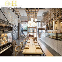 Muebles de Tienda Comerciales Personalizados para Cafetería, Decoración de Madera, Diseño de Mostrador para Cafetería, Mueble de Bar para Tienda de Dulces
