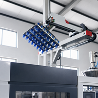 Machine de soufflage de bouteilles PET entièrement automatique 6000-8000-12000 pièces / Machine de moulage par soufflage de plastique de type étirable