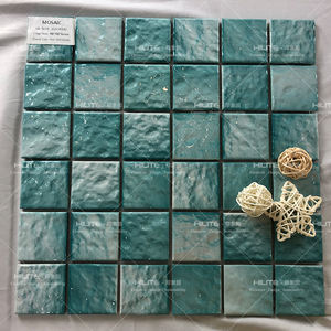 Molde cuadrado de porcelana de alta calidad, 306x306mm, azulejos de mosaico esmaltado para <span class=keywords><strong>piscina</strong></span> - Product Image 3