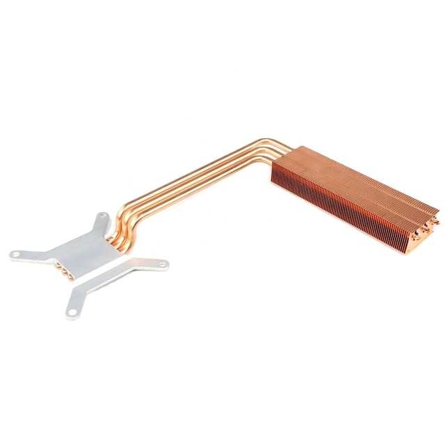 New Laptop Cooling System with All Copper Heat Pipes and Heat Sinks Customizable Size 25W Power