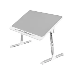 Study Notebook Table On Bed Height And Angle Adjustable Foldable Laptop Computer Lap Desk