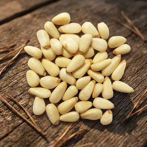 Noix de pin fraîches pelées, noyaux de pin crus comestibles pour l'emballage de vente au détail en supermarché - Product Image 1