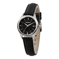 Relojes de Pulsera Automáticos de Lujo con Logotipo de Marca Más Vendidos para Mujer, Acero Inoxidable para Venta al por Mayor, Correa de Cuero