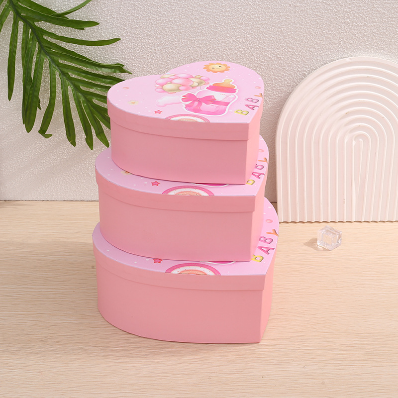 Pink-baby bottle-triangle set