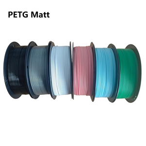 Filament d'imprimante 3D PETG mat 1,75 mm 1 kg Haute résistance Facilement amovible pour Bambu Lab 240 à 260°C Compatible FDM - Product Image 1