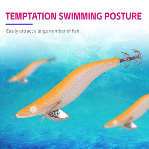 2.5 #   3.0 #   3.5 #   Leurre de pêche lumineux EGI pour calamar, crevettes en bois, seiches et poulpes - Product Image 2