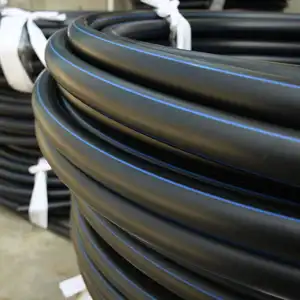 Jiangte Dn20 To Dn63 Diameter HDPE Water Supply Pipe Plastic Rolls Coils Irrigation Poly Pipe