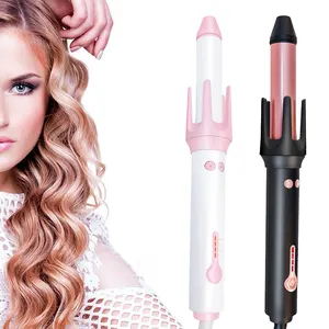 โรงงานขายส่งโดยตรงผมอัตโนมัติ Curling Iron ปรับอุณหภูมิ Curling Wand เหล็กปิดอัตโนมัติ Curler ผมเซรามิค