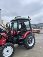 Tractor de Carga Frontal Fabricado en China, 4x4, 50HP, Cabina de Lujo, Bomba, Arranque Eléctrico, Alta Productividad, Compatible con Varios Implementos Agrícolas