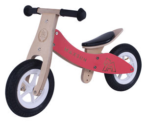 Vélo d'équilibre en <span class=keywords><strong>bois</strong></span> 9 pouces 2-en-1 Vélo d'équilibre <span class=keywords><strong>Tricycle</strong></span> en <span class=keywords><strong>bois</strong></span> multifonction - Product Image 6