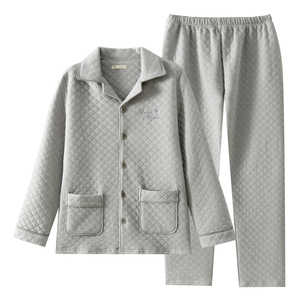 <span class=keywords><strong>Pigiama</strong></span> invernale autunno <span class=keywords><strong>pigiama</strong></span> da <span class=keywords><strong>uomo</strong></span> in cotone a maniche lunghe in cotone con <span class=keywords><strong>pigiama</strong></span> - Product Image 6