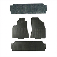Tapis de sol de voiture en PVC durables toutes saisons, antidérapants, avec doublure en caoutchouc, ensemble complet, ajustement personnalisé, protection intérieure du véhicule